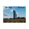 California Sunbouncer Static Big Wind Killer  1,30 x 1,90 cm.