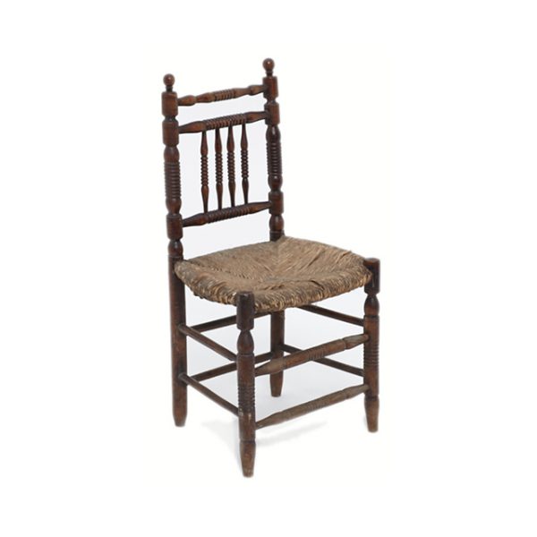 Dark Brown Cafe Wooden Chairs 2