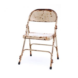 Old Metallic Foldable Chairs