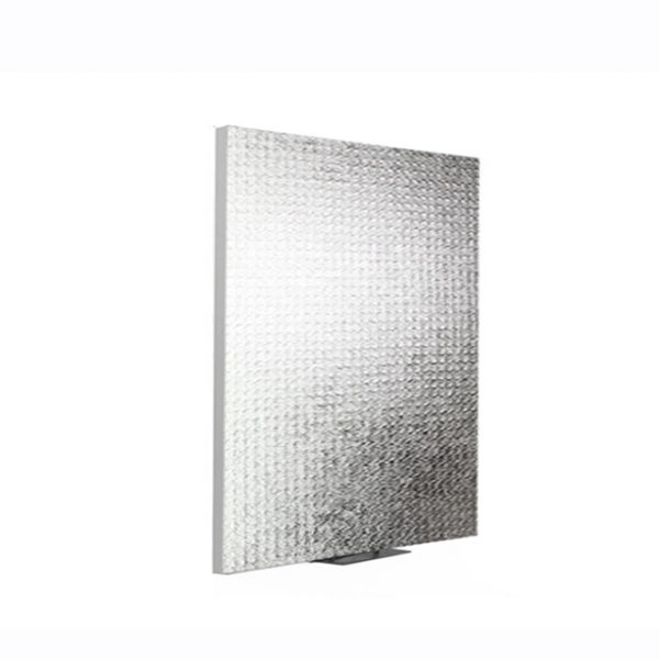 Polyboards Soft and Hard Shinny Silver  1 x 1 m.