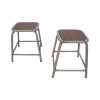 Wooden and Metallic Stools - Image 3