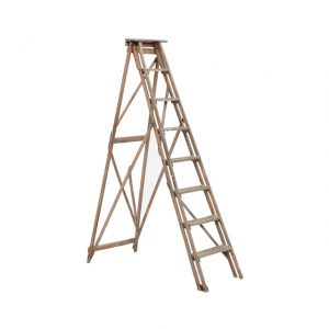 Wooden Library Ladder 1